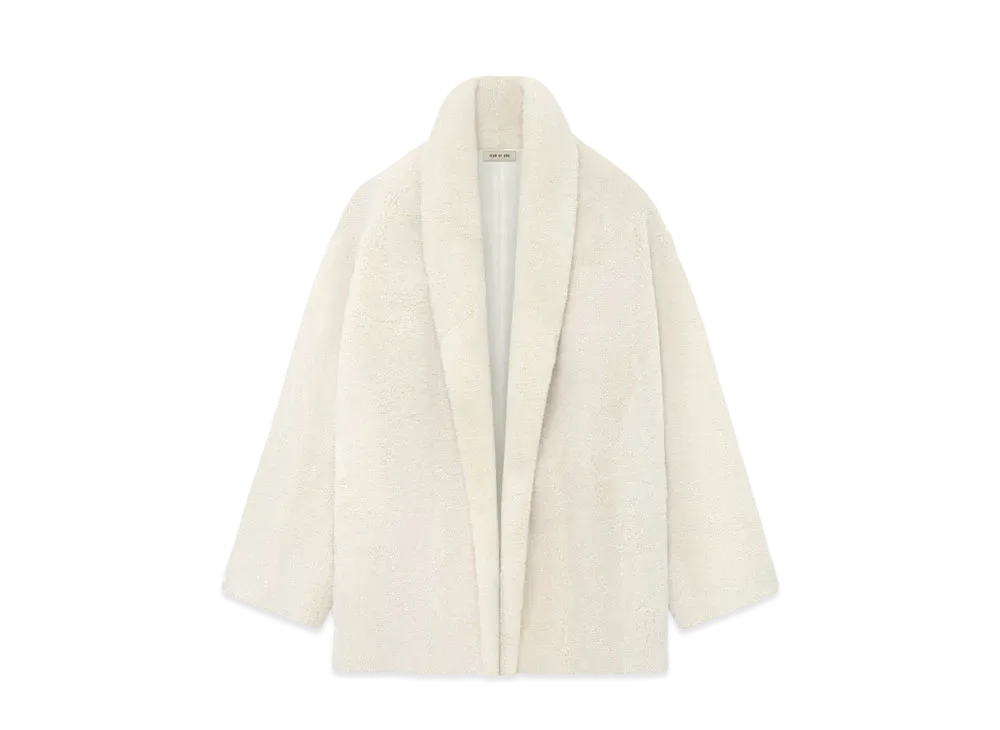 FEAR OF GOD Sherpa Shawl Collar Jacket "Cream"