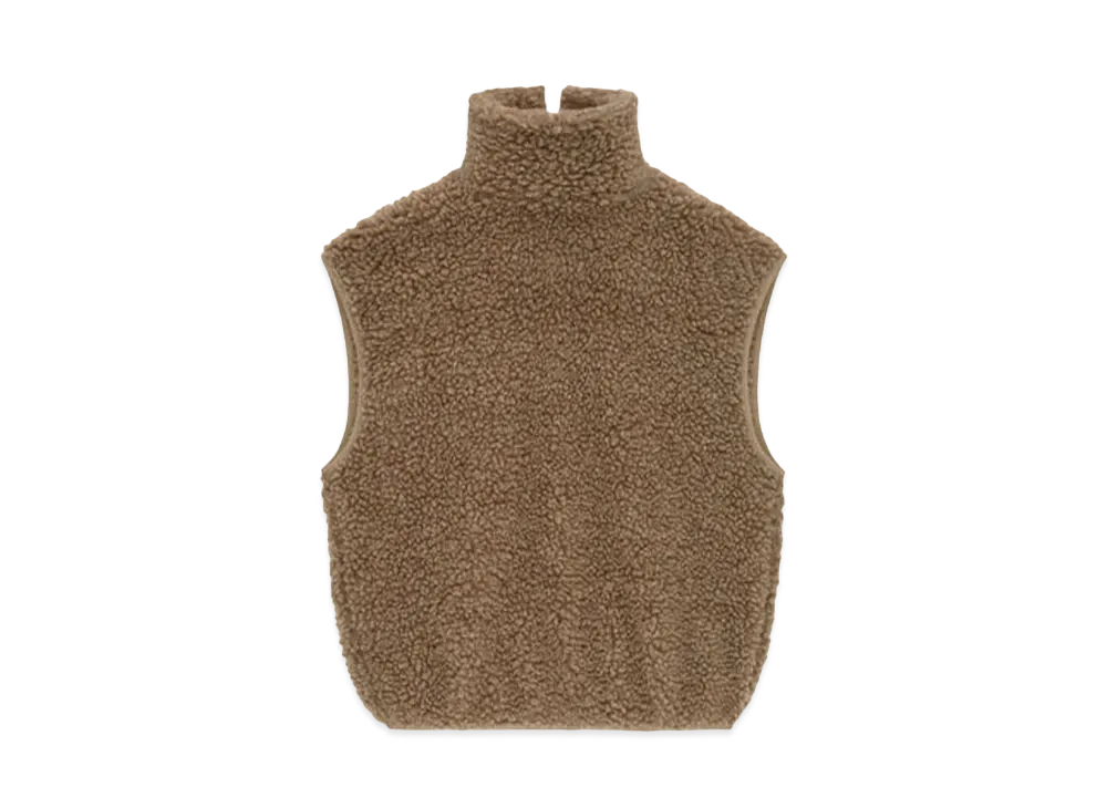 FEAR OF GOD Polar Fleece High Neck Muscle Tee "Dune"