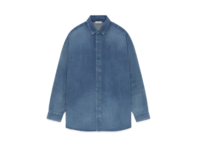 FEAR OF GOD Vented Denim Shirt "Medium Indigo"