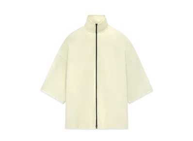 FEAR OF GOD Double Wool Cashmere Short Sleeve Jacket "Lemon Cream"