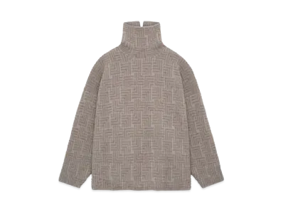 FEAR OF GOD Wool Jacquard High Neck Sweater "Moose"