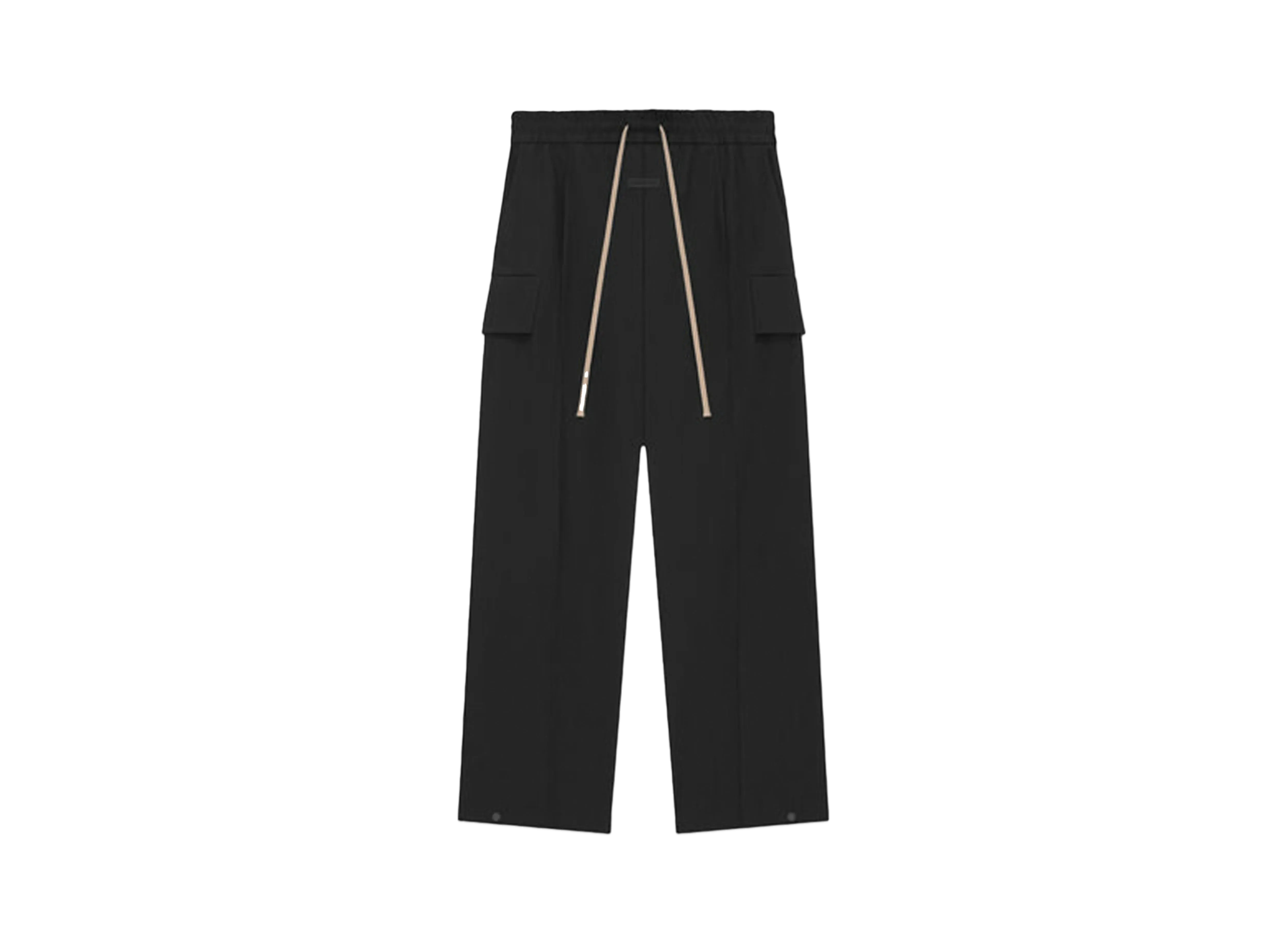 FEAR OF GOD Weighted Twill Wide Leg Cargo Pants "Black"