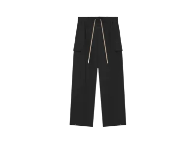 FEAR OF GOD Weighted Twill Wide Leg Cargo Pants "Black"