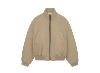 FEAR OF GOD Weighted Twill Bomber "Dune"
