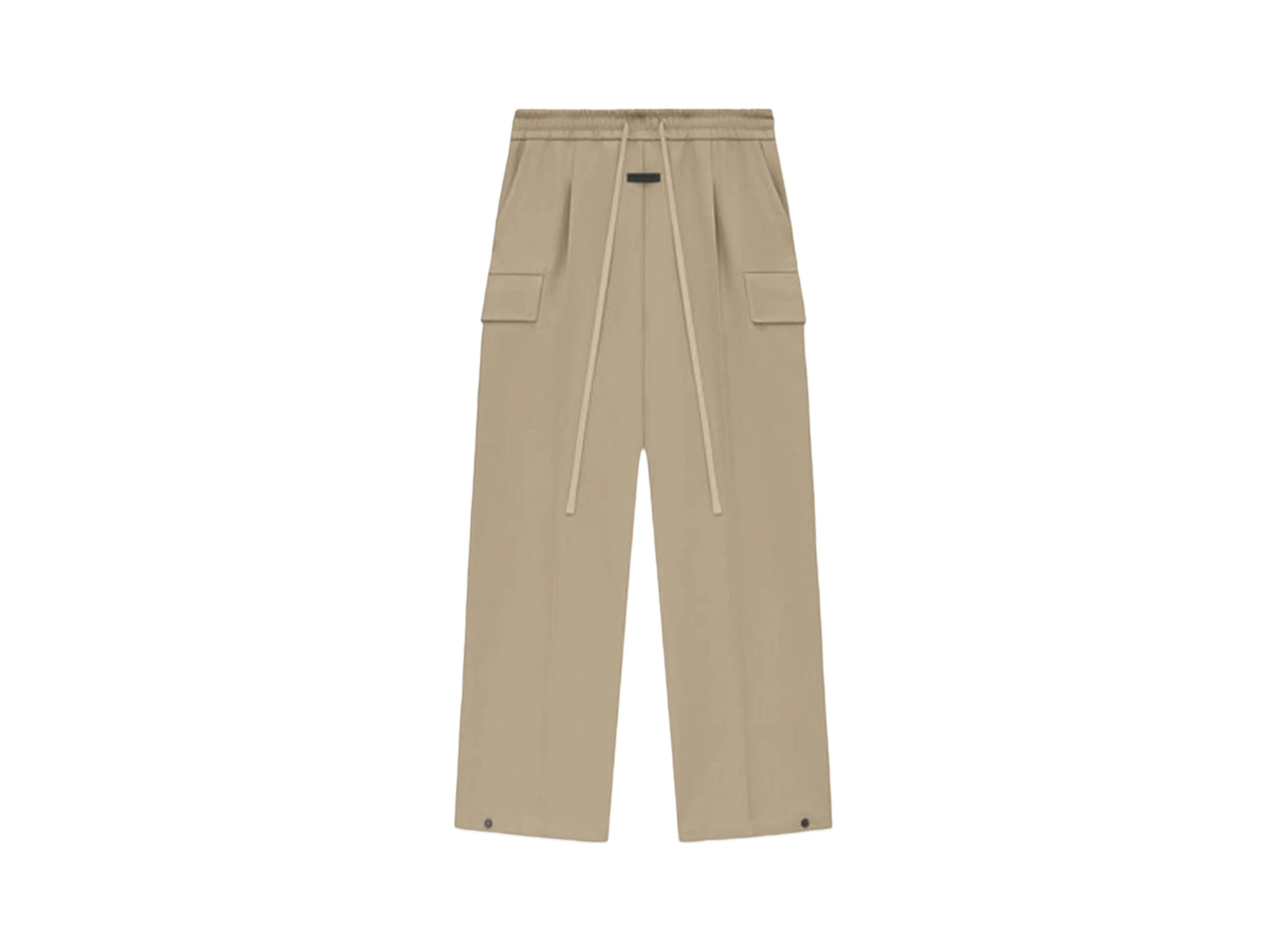 FEAR OF GOD Weighted Twill Wide Leg Cargo Pants "Dune"