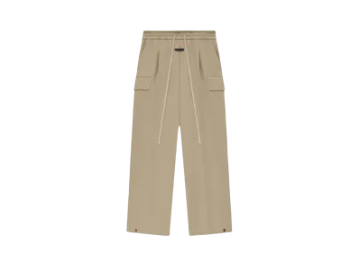 FEAR OF GOD Weighted Twill Wide Leg Cargo Pants "Dune"