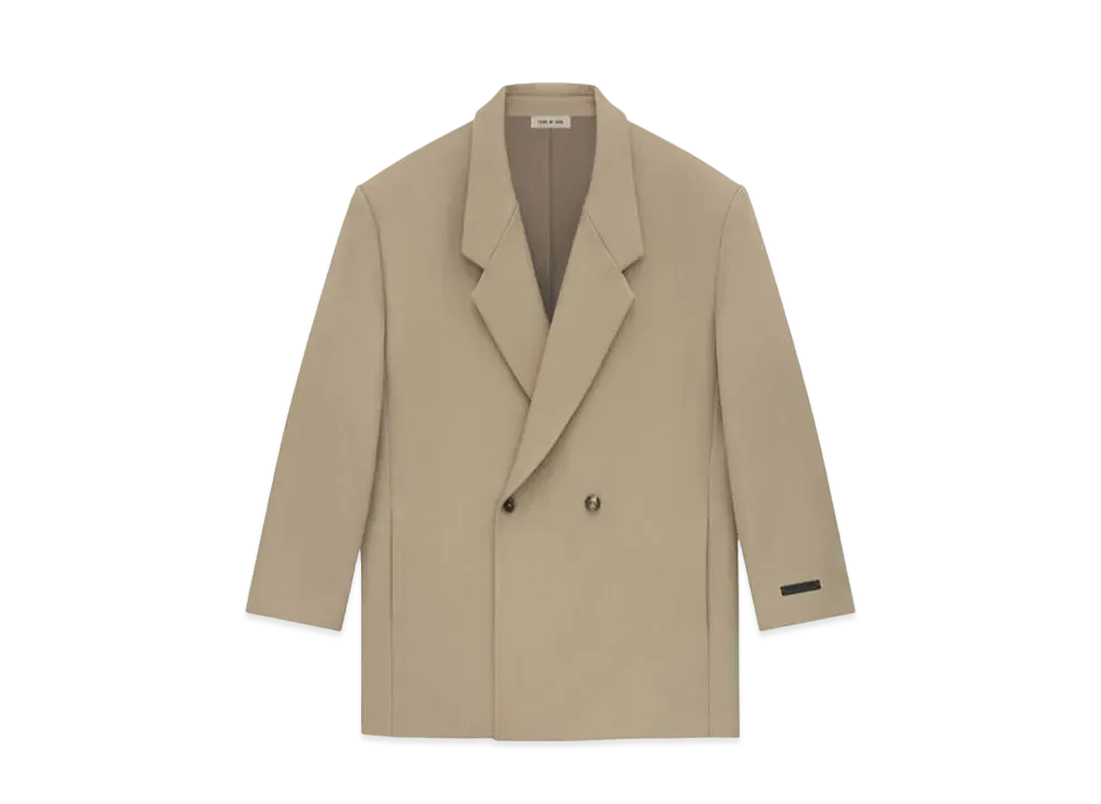 FEAR OF GOD Weighted Twill Relaxed Blazer "Dune"