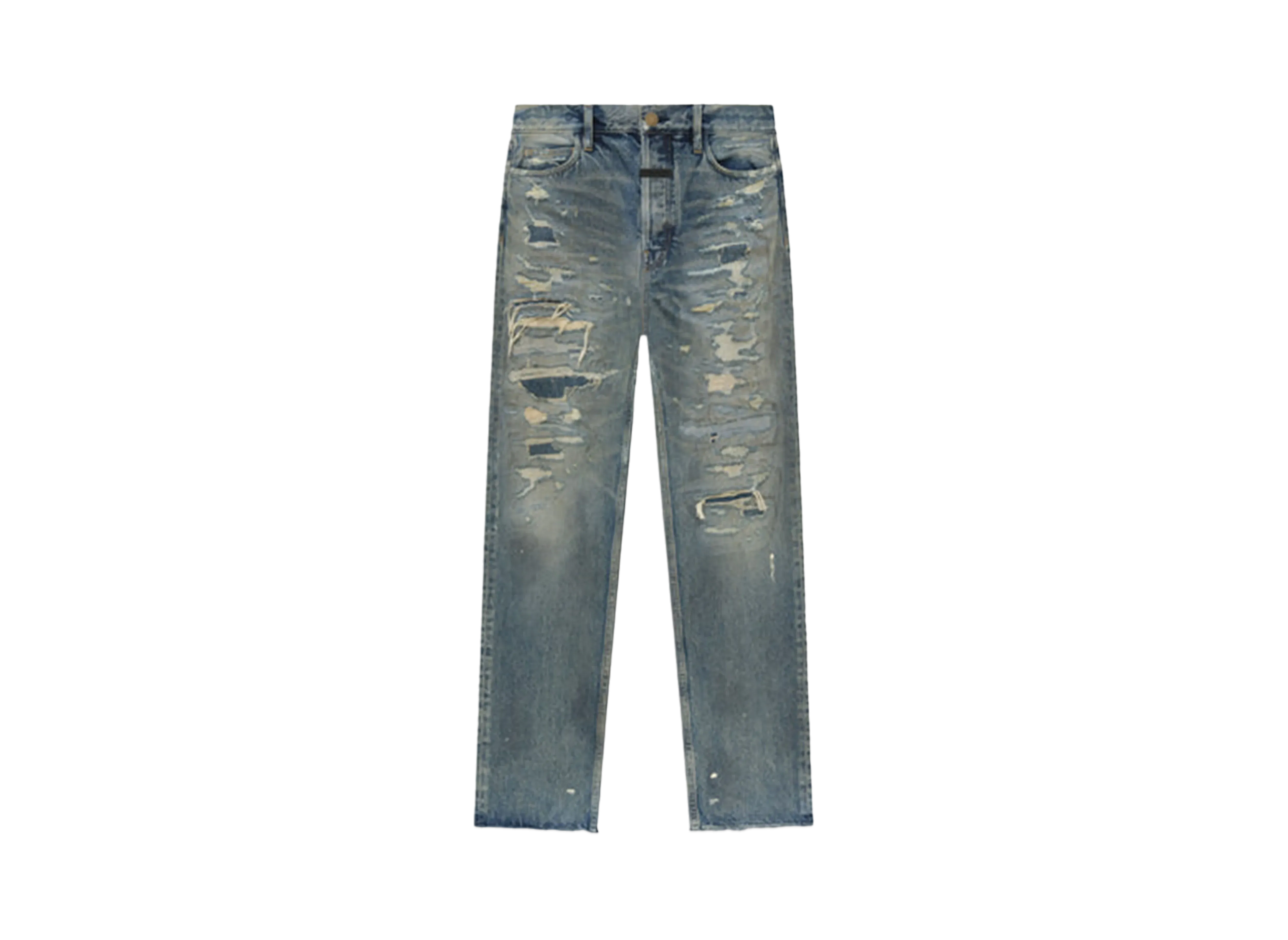 FEAR OF GOD Classic 5 Pocket "Repaired Vintage Indigo"