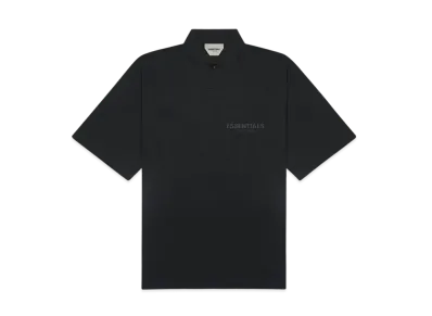 FEAR OF GOD ESSENTIALS Short Sleeve Boxy Polo "Black"