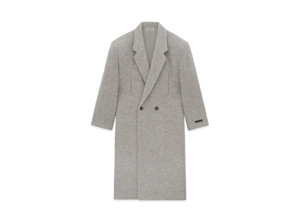 FEAR OF GOD Boiled Wool Relaxed Overcoat "Paris Sky"
