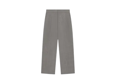 FEAR OF GOD Wool Canvas Wide Leg Trousers "Dark Heather Grey"