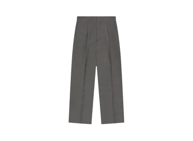 FEAR OF GOD Wool Double Cotton Wool Wide Leg Trousers "Titanium"