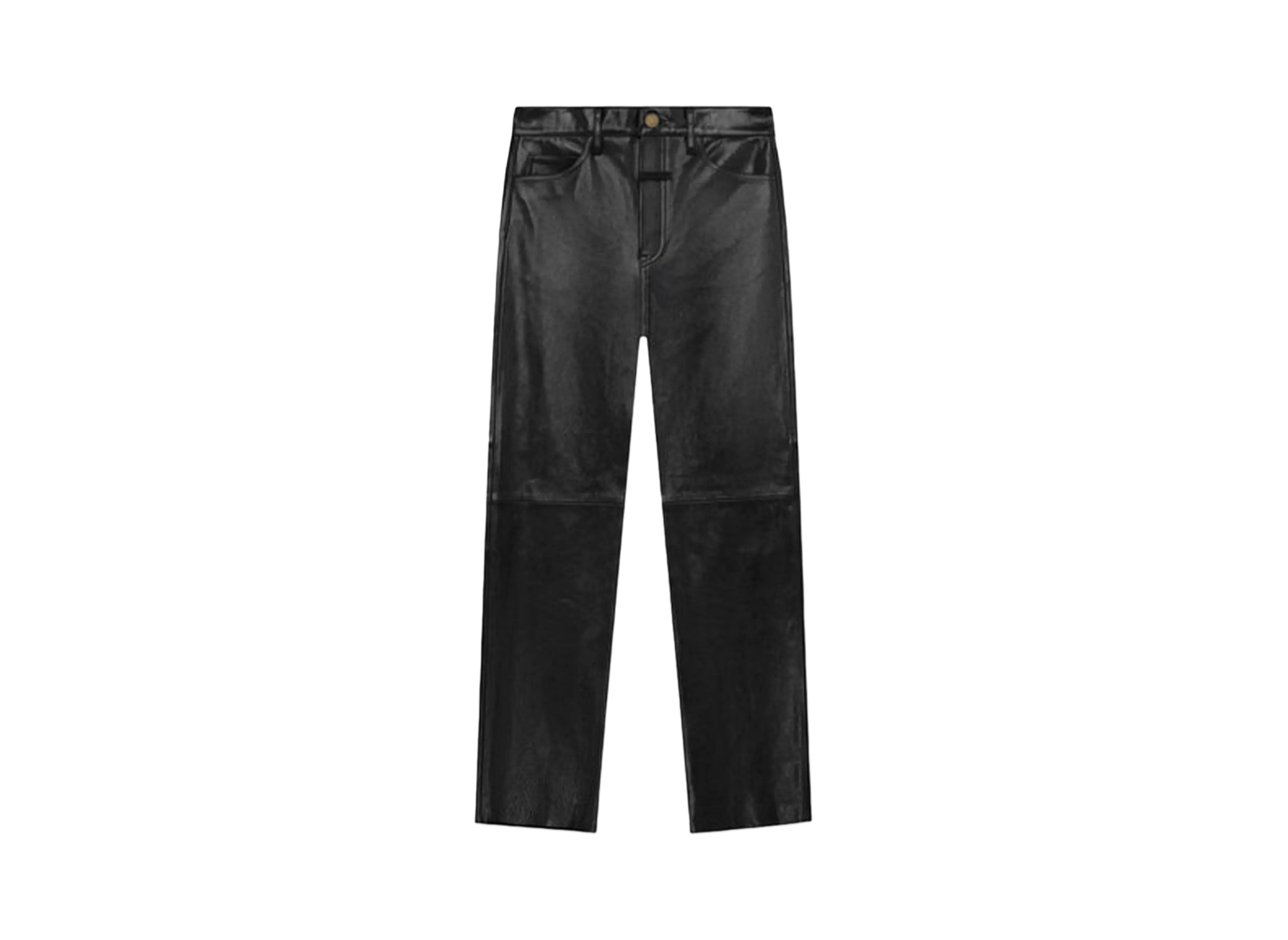FEAR OF GOD Leather 5 Pocket Pants "Black"