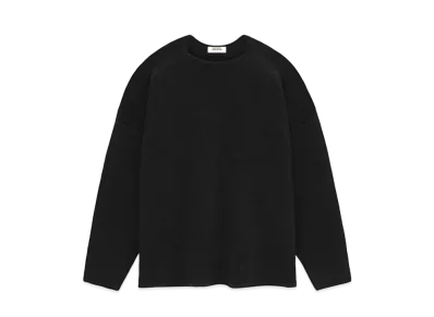 FEAR OF GOD Ottoman Straight Neck Sweater "Melange Black"