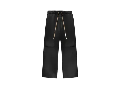 FEAR OF GOD Neoprene Knee Pleat Wide Leg Pant "Black"