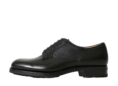 F.LLI Giacometti Derby Shoes Goat Leather "Black" FG217