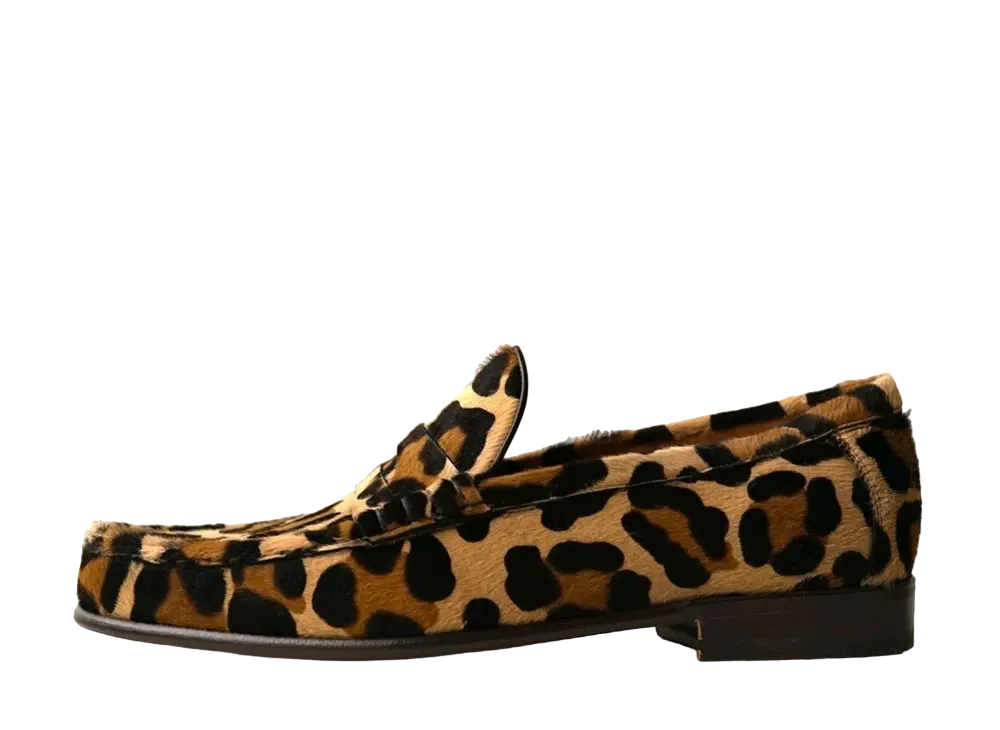 F.LLI Giacometti Penny Loafer Hair Calf "Leopardo" FG292