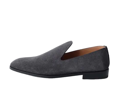 F.LLI Giacometti Slip-On Shoes Reverse Calf "Gray" FG417