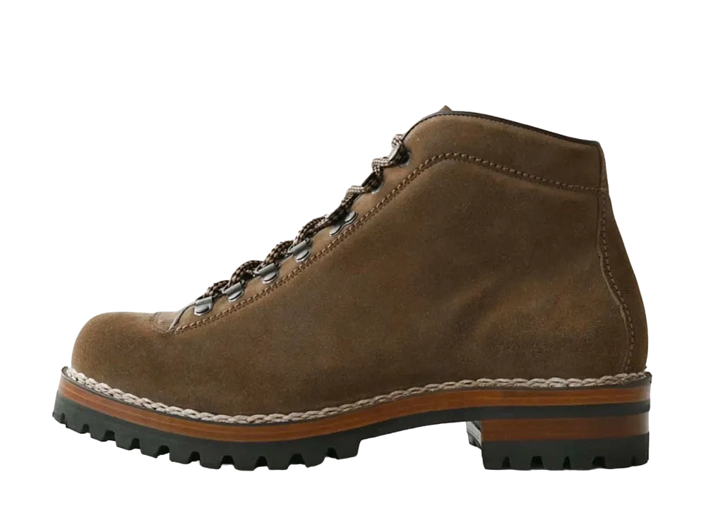 F.LLI Giacometti Marmolada Trekking Boot Cow Leather(Superbuck) "Olive" FG583