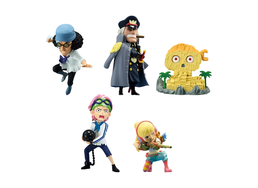 BANPRESTO "World Coletable Figure" -ONE PIECE- Hachinosu 1 Complete 5 Piece Set