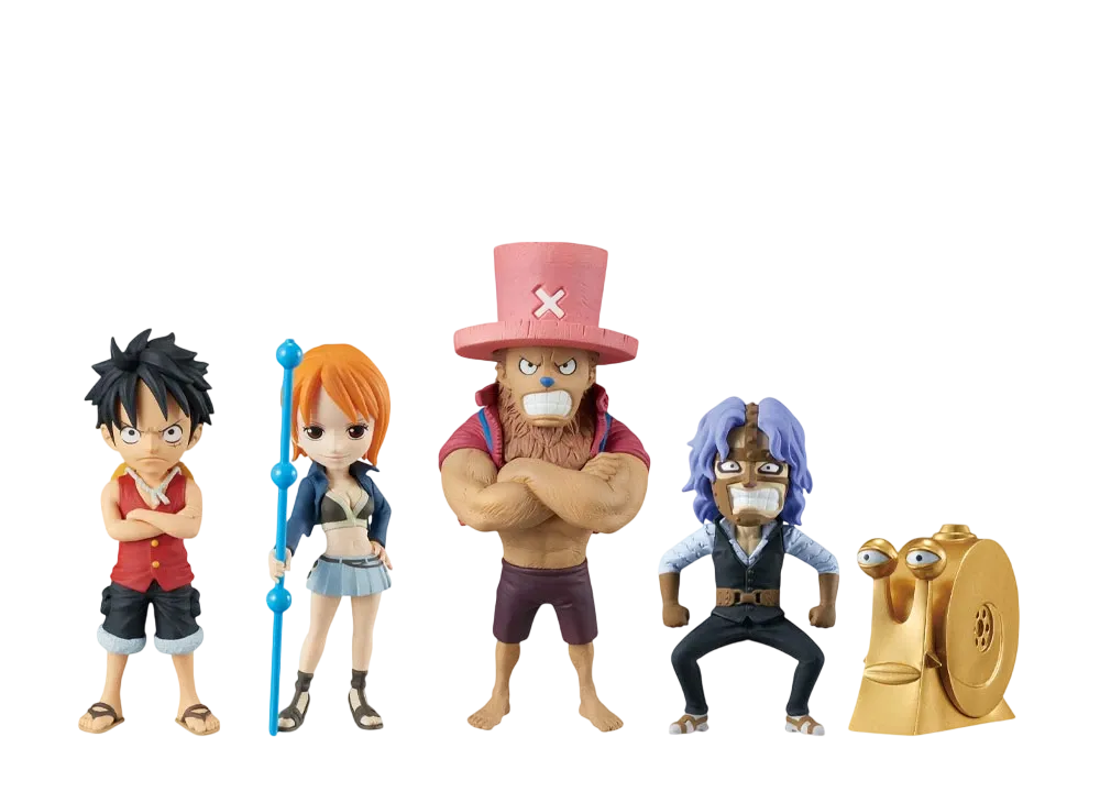 BANPRESTO "World Coletable Figure" -ONE PIECE- Enies Lobby 1 All 5 Types Set