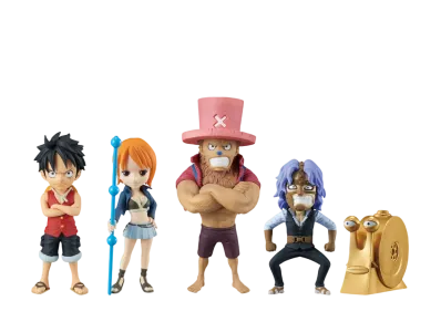 BANPRESTO "World Coletable Figure" -ONE PIECE- Enies Lobby 1 All 5 Types Set