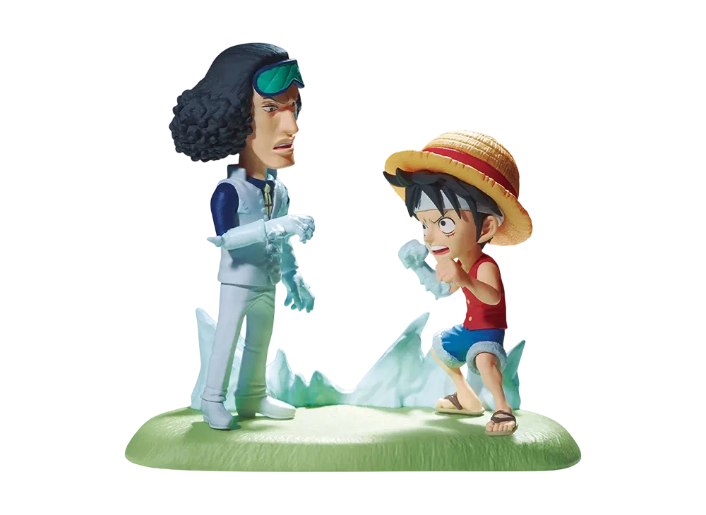 BANPRESTO "World Coletable Figure Log Stories" -ONE PIECE- Monkey D. Luffy Vs Kuzan