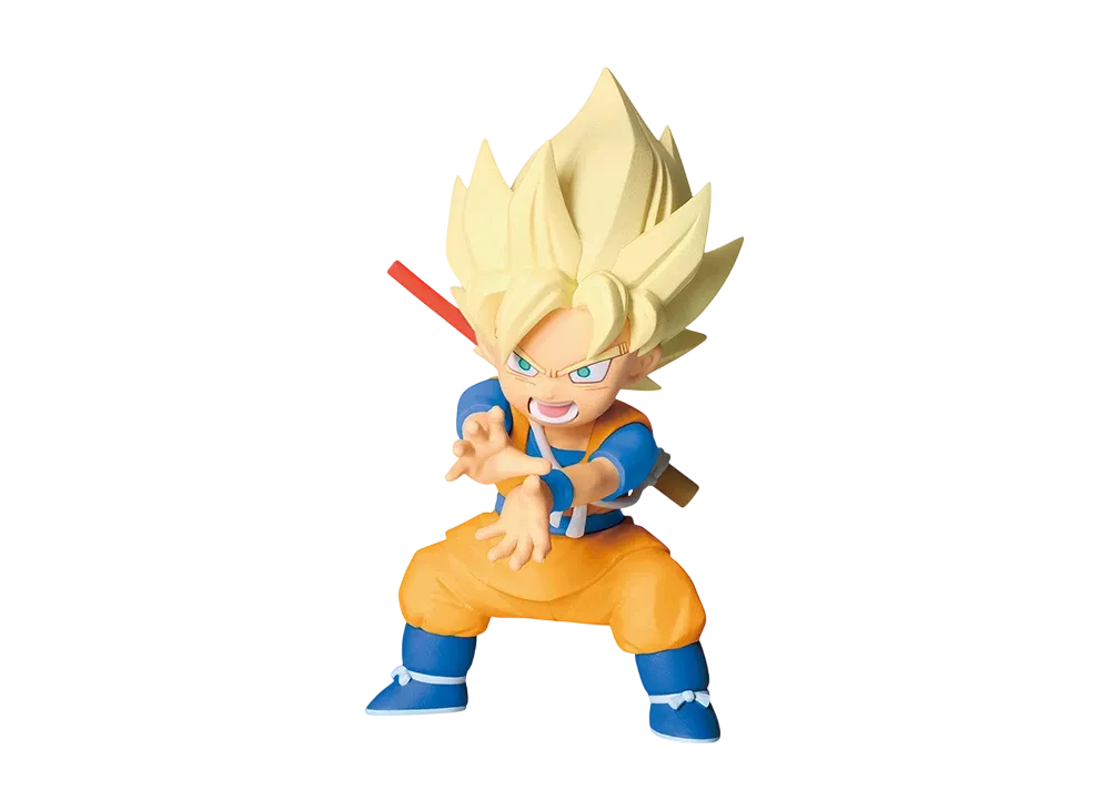 BANPRESTO "Figure with Panel" -DRAGON BALL DAIMA- Super Saiyan Son Goku (Mini)