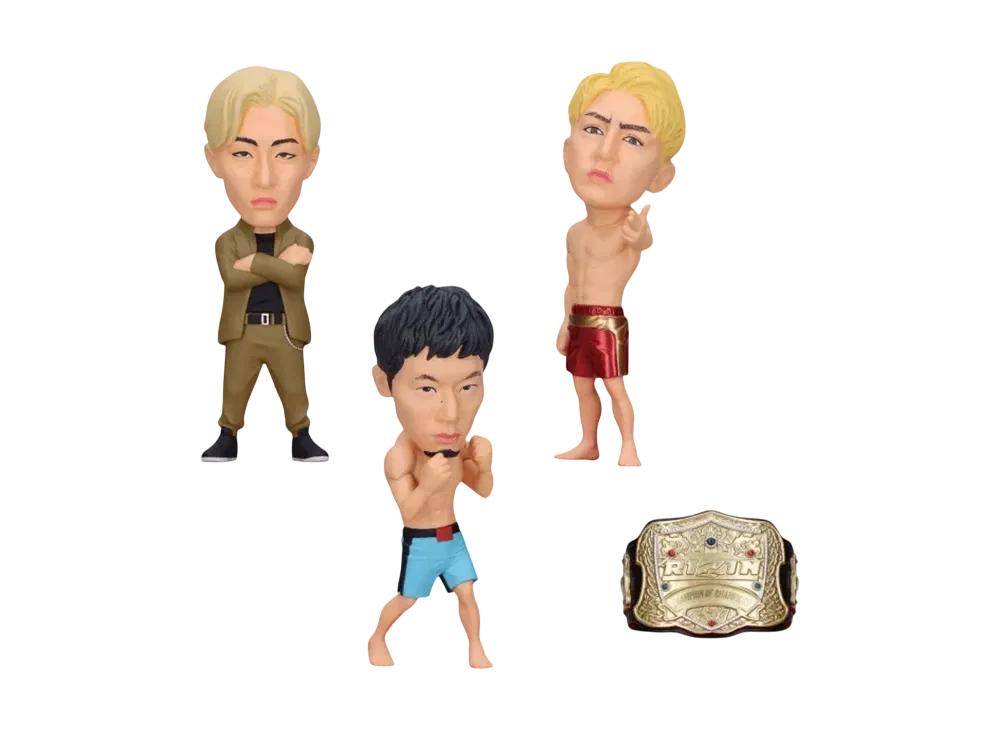 BANPRESTO "World Coletable Figure" -RIZIN- Vol.2 Complete 4 Piece Set