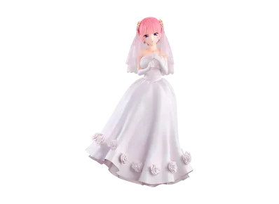 BANDAI "Ichiban Kuji" -The Quintessential Quintuplets * ~With Love from the Quintuplets~- A Prize Nakano Ichika Figure 1/7 Gracemaster