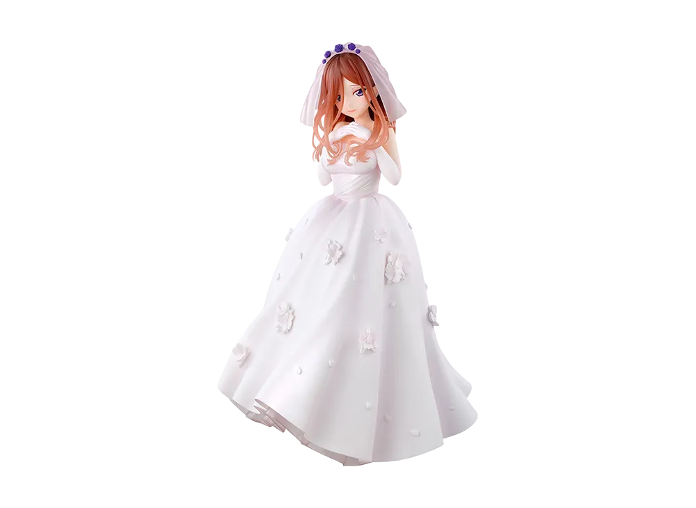 BANDAI "Ichiban Kuji" -The Quintessential Quintuplets * ~With Love from the Quintuplets~- C Prize Nakano Miku Figure 1/7 Gracemaster