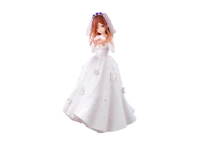 BANDAI "Ichiban Kuji" -The Quintessential Quintuplets * ~With Love from the Quintuplets~- C Prize Nakano Miku Figure 1/7 Gracemaster