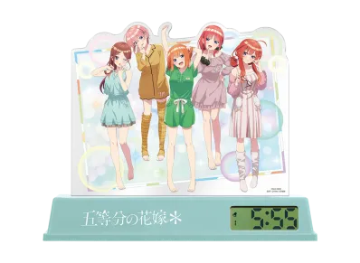 BANDAI "Ichiban Kuji" -The Quintessential Quintuplets * ~With Love from the Quintuplets~- Last One Prize Alarm Clock