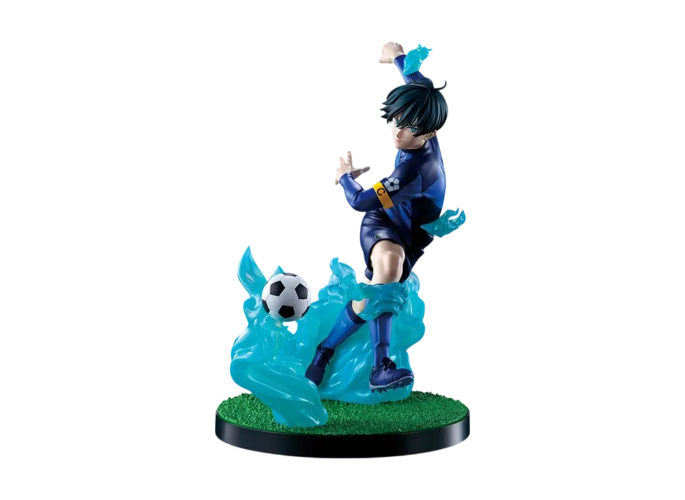 BANDAI "Ichiban Kuji" -Blue Rock Chain of Enthusiasm- B Prize Rin Itoshi Figure