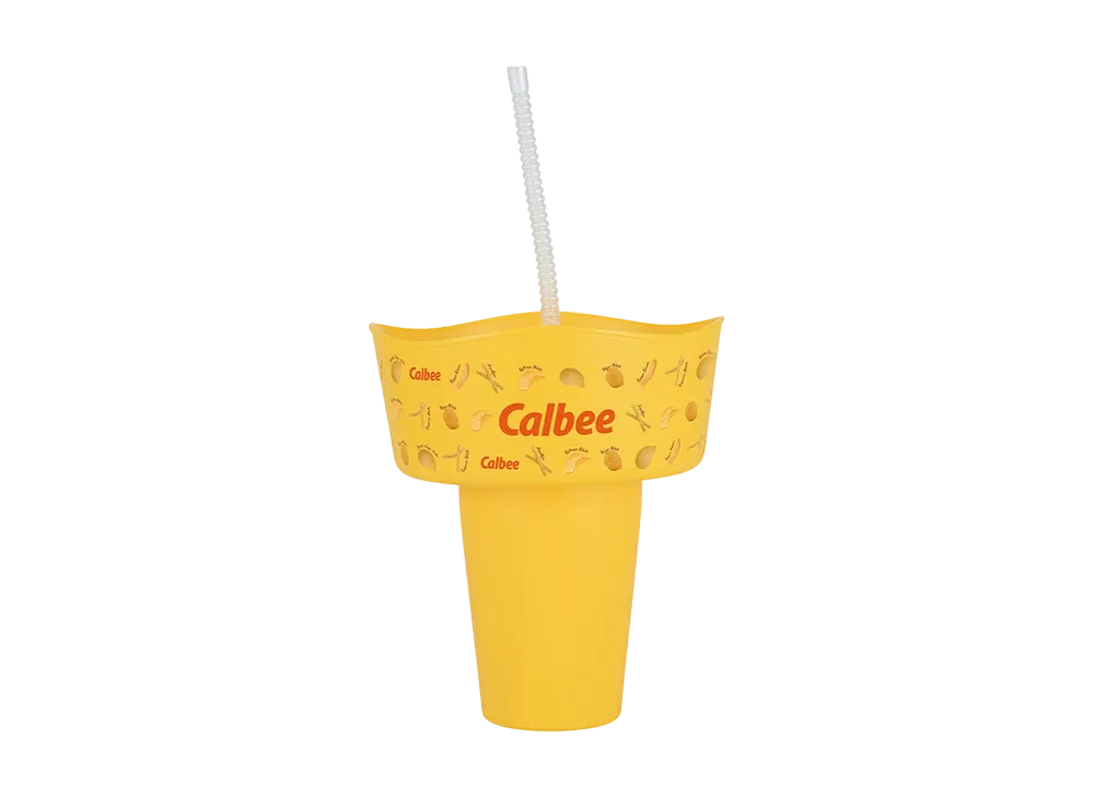 BANDAI "Ichiban Kuji" -Calbee- B Prize Snack bowl with tumbler