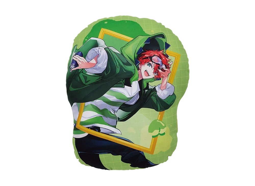 BANDAI "Ichiban Kuji" -Colorful Peach Powerful Art- B Prize Japapa Art Cushion