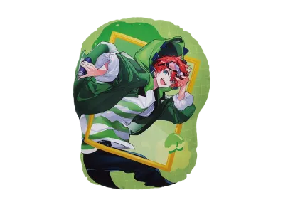 BANDAI "Ichiban Kuji" -Colorful Peach Powerful Art- B Prize Japapa Art Cushion