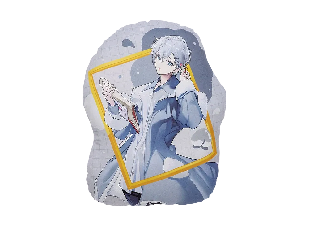 BANDAI "Ichiban Kuji" -Colorful Peach Powerful Art- K Prize Hiro Art Cushion