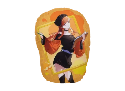 BANDAI "Ichiban Kuji" -Colorful Peach Powerful Art- C Prize Eto Art Cushion