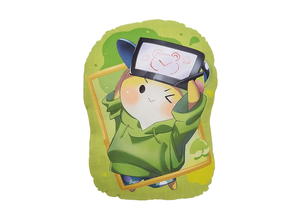 BANDAI "Ichiban Kuji" -Colorful Peach Powerful Art- E Prize E-Prize Siva Art Cushion