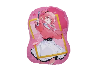 BANDAI "Ichiban Kuji" -Colorful Peach Powerful Art- H Prize Noa Art Cushion