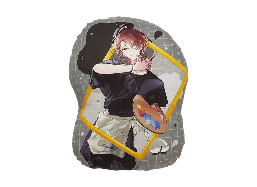 BANDAI "Ichiban Kuji" -Colorful Peach Powerful Art- J Prize Uri Art Cushion