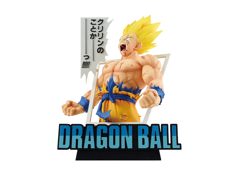 BANDAI "Ichiban Kuji" -DRAGON BALL 40th ~Part 1~- Last One Prize Super Saiyan Son Goku Giga Manga Structure Last One ver.