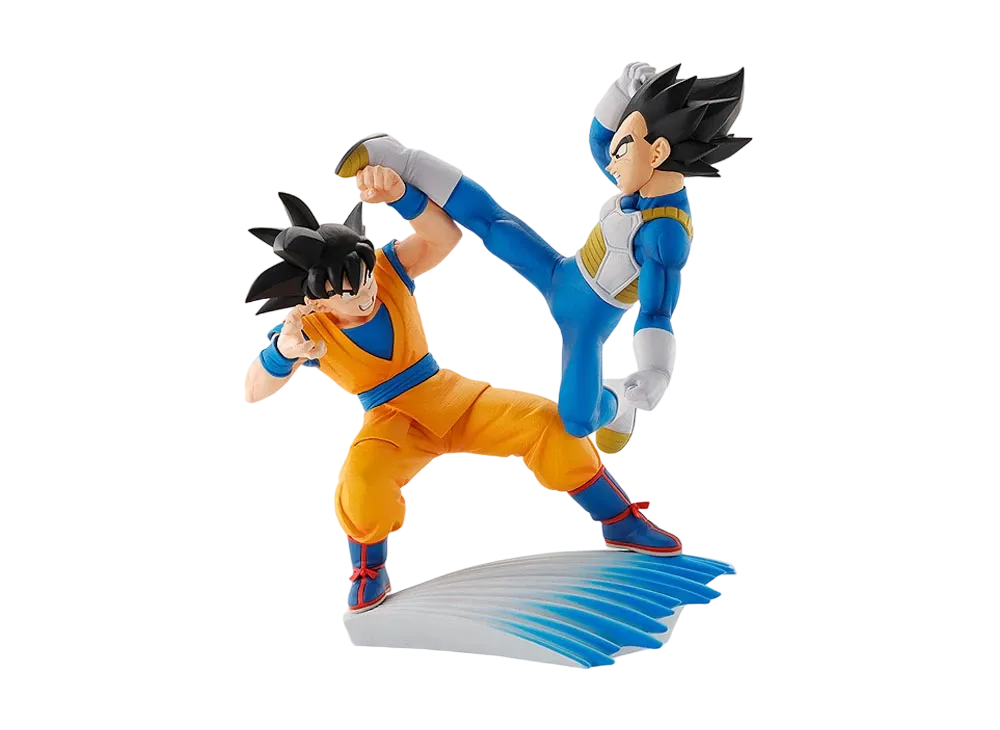 BANDAI "Ichiban Kuji" -Dragon Ball DAIMA- E Prize Son Goku & Vegeta Figure
