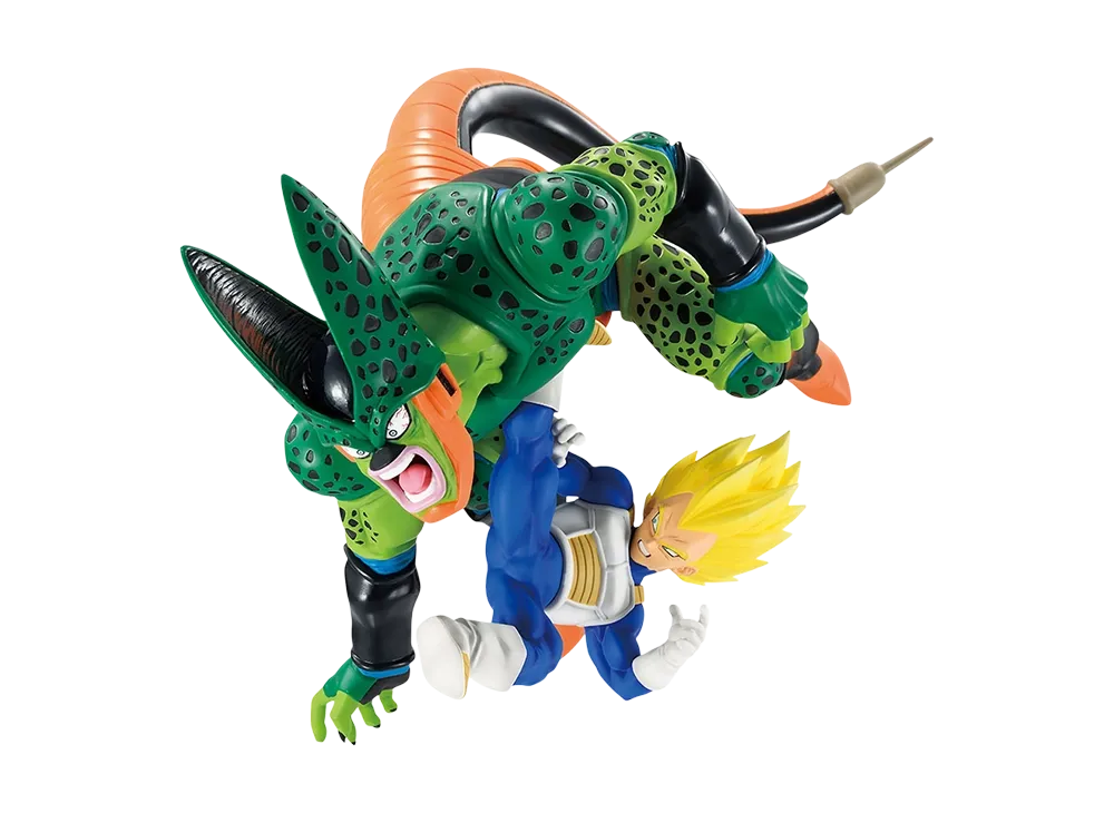 BANDAI "Ichiban Kuji" -Dragon Ball DRAGON HISTORY II- C Prize Vegeta VS Cell Revible Moment