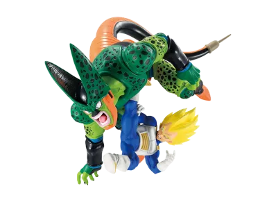 BANDAI "Ichiban Kuji" -Dragon Ball DRAGON HISTORY II- C Prize Vegeta VS Cell Revible Moment