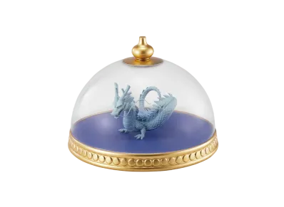 BANDAI "Ichiban Kuji" -Dragon Ball EX Temple on the Clouds- D Prize Shenron model figure MASTERELIVE COLLECTION