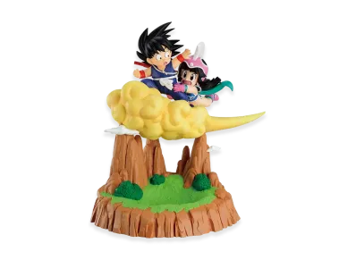 BANDAI "Ichiban Kuji" -Dragon Ball Fantastic Adventure 2- Last One Prize Son Goku & Chi-Chi Accessory Case Figure
