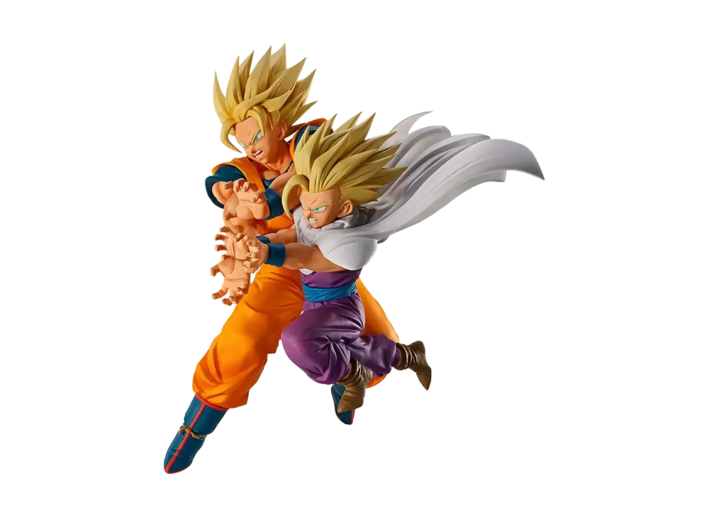 BANDAI "Ichiban Kuji" -Dragon Ball Spectacle Battle- E Prize Son Goku & Son Gohan Figure