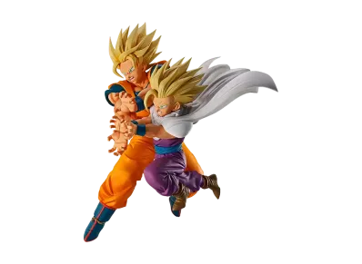 BANDAI "Ichiban Kuji" -Dragon Ball Spectacle Battle- E Prize Son Goku & Son Gohan Figure